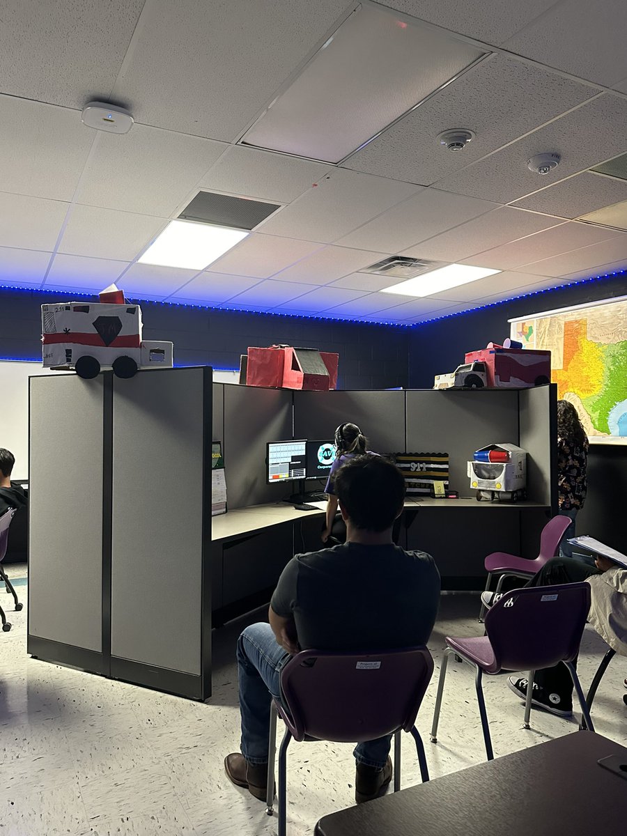 Emergency Telecommunications EMT I class in training. 🚨🚨🚨
<a href="/McAllenISD/">McAllen ISD</a> <a href="/McAllenISDCTE/">McAllen ISD CTE</a> <a href="/AECHSLibrary/">Achieve Early College High School Library McAllen</a> <a href="/AECHS_Pride/">Mr. Carmona</a>