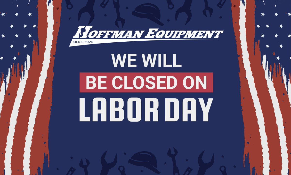 We hope you all have a wonderful Labor Day weekend!