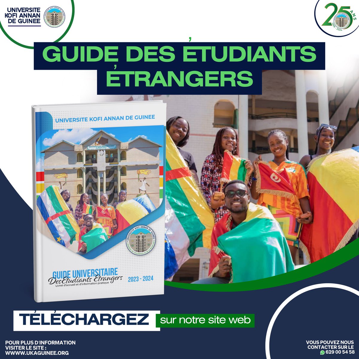 Université Kofi Annan de Guinée (@kofiguinee) on Twitter photo Téléchargez le Guide des Étudiants Étrangers sur notre site internet via ce lien : ukaguinee.org/wp-content/upl…
Pour plus d’informations :
📞 +224 629 00 54 58
📩 contact@ukaguinee.org
👨🏽💻 ukaguinee.org
#UKAG #UniversiteInnovante Téléchargez le Guide des Étudiants Étrangers sur notre site internet via ce lien : ukaguinee.org/wp-content/upl…
Pour plus d’informations :
📞 +224 629 00 54 58
📩 contact@ukaguinee.org
👨🏽💻 ukaguinee.org
#UKAG #UniversiteInnovante