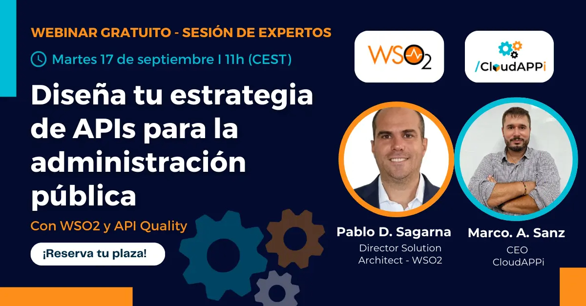 Aprende a crear estrategias de #APIs en el sector público.

Únete a nuestro #webinar onli gratuito el próximo 17 de septiembre junto a <a href="/apiquality_io/">API Quality</a> y <a href="/wso2/">WSO2</a> 

¡Regístrate gratis! cloudappi.net/apis-administr…