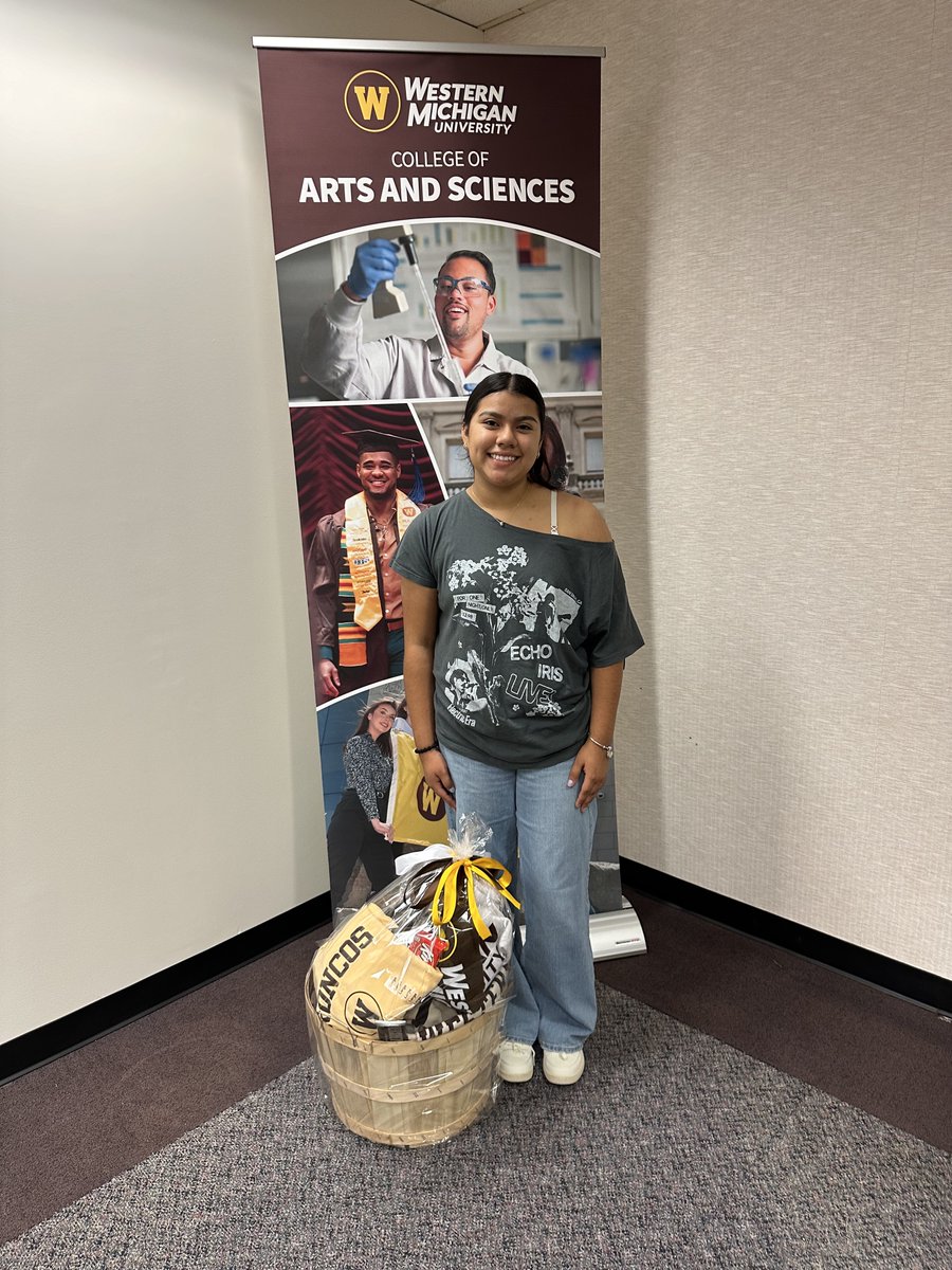 WMU_CAS's tweet image. Congratulations to our Bronco Bash giveaway winners: Mollie, Fatima, and Mia! 🎉 Thank you to all who entered and enjoy your new WMU swag 😎🐴 #BroncoBash #WMU