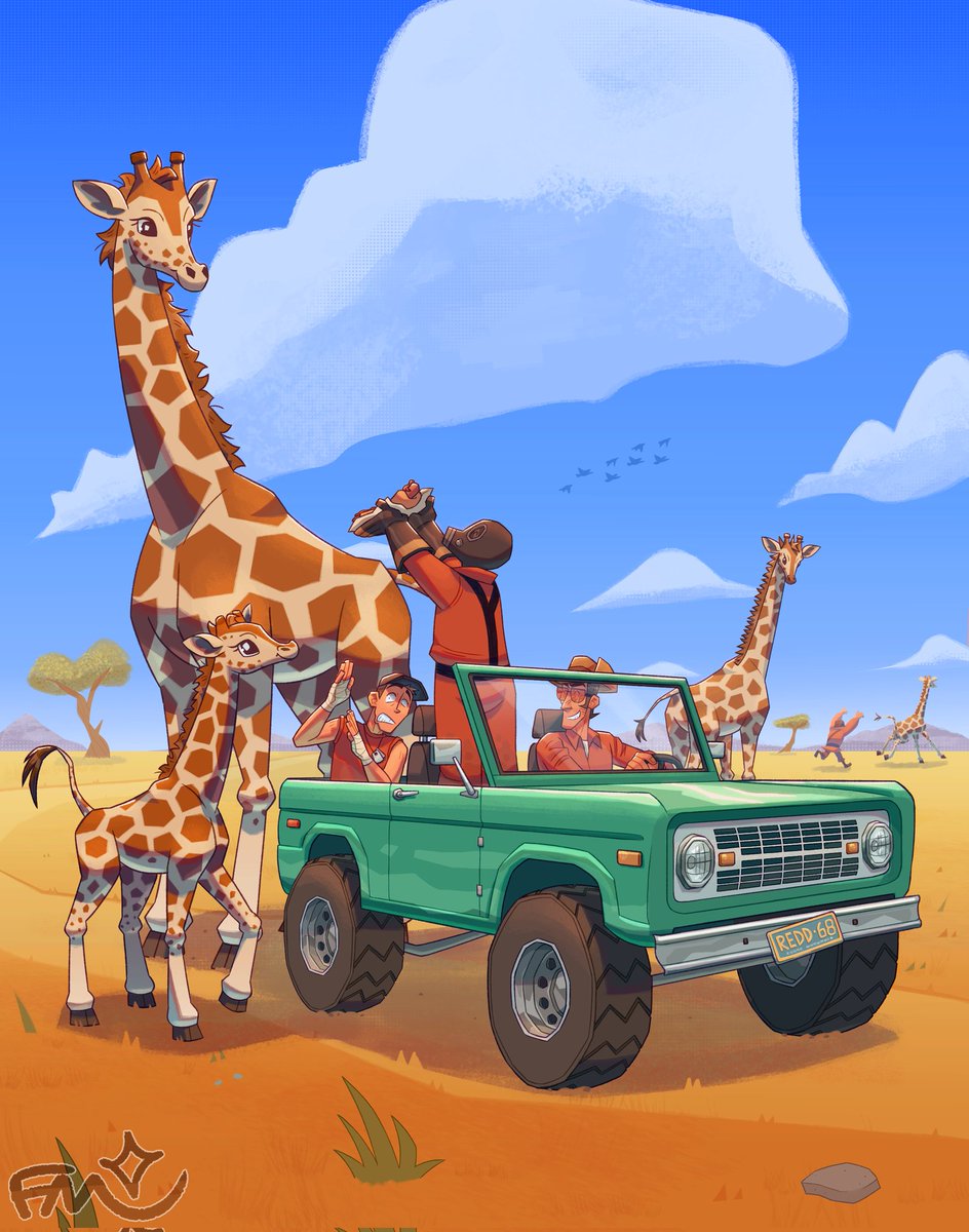 I don't think giraffes can eat that... 🧍🏻‍♀️
#TF2 #TeamFortress2