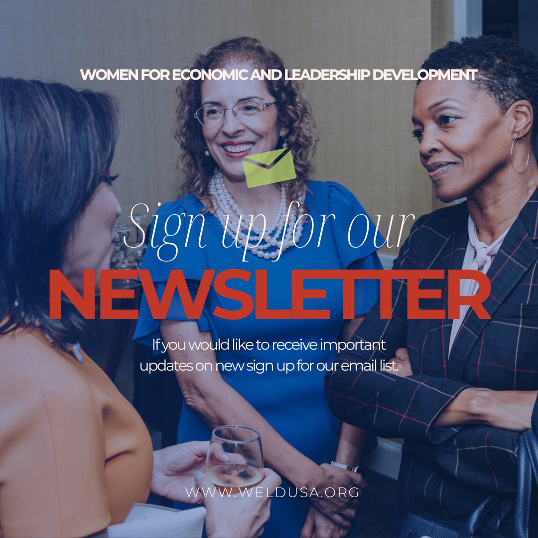 Sign up for the Columbus chapter's e-newsletter to stay up-to-date on all of the events and opportunities available through WELD!   

Sign up here: bit.ly/ColNews

#newsletter #weldcolumbus