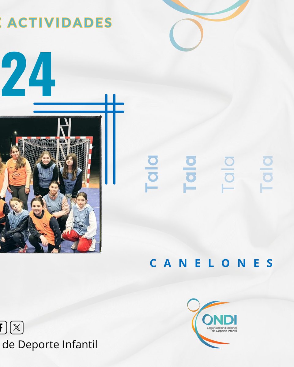 🅞🅝🅓🅘 2024 

📌 Tala (Canelones)

#ElDeporteNosAcerca