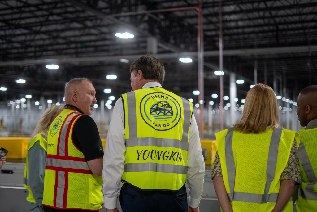 One of the most exciting aspects of being governor is celebrating investment and growth in the Commonwealth. This week, we celebrated the grand opening of Amazon’s RMN3 center representing over 750 jobs and a $150 million investment in Stafford.