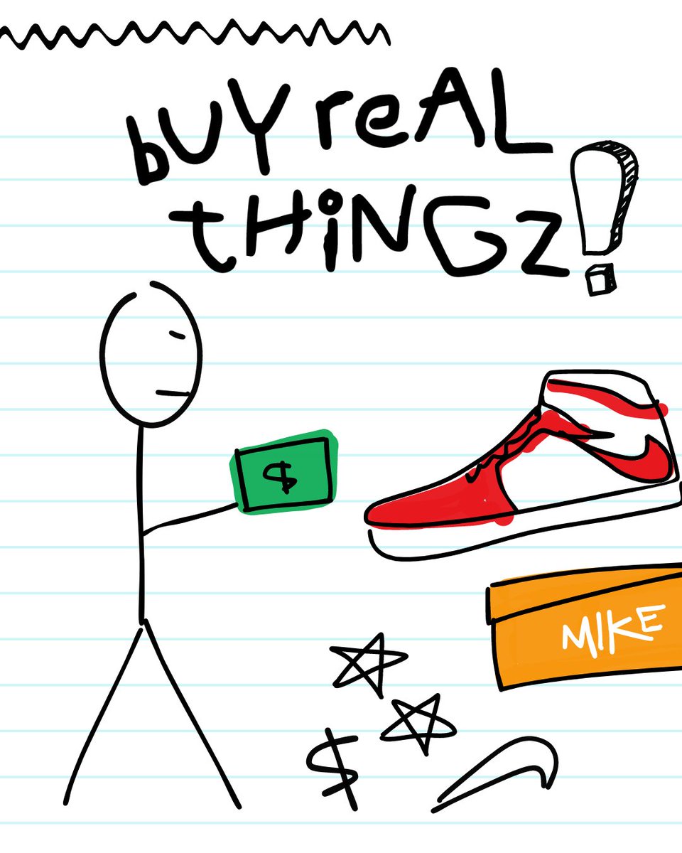 McGruffatNCPC's tweet photo. Buying fakes for the first day of school fit?? It's not worth it. Don't let yourself get caught wearing "Mike's." 😓
Always remember to #GoForReal visit https://t.co/9I0r6LZSQJ to learn more. https://t.co/1Ibhb3gHso