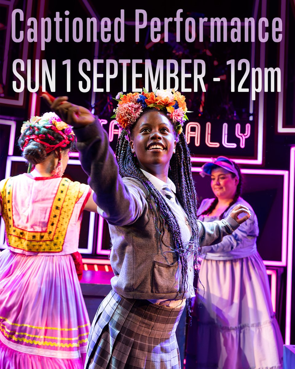 EVERYONE deserves to enjoy the theatre 🎭 We’re thrilled to offer a captioned performance this Sunday! Don’t miss out on this experience— See you there! ✨ 

#FantasticallyGreatWomen #DeedsNotWords
#CaptionedPerformance #InclusiveTheatre #AccesssibleTheatre <a href="/TheOtherPalace/">The Other Palace</a>
