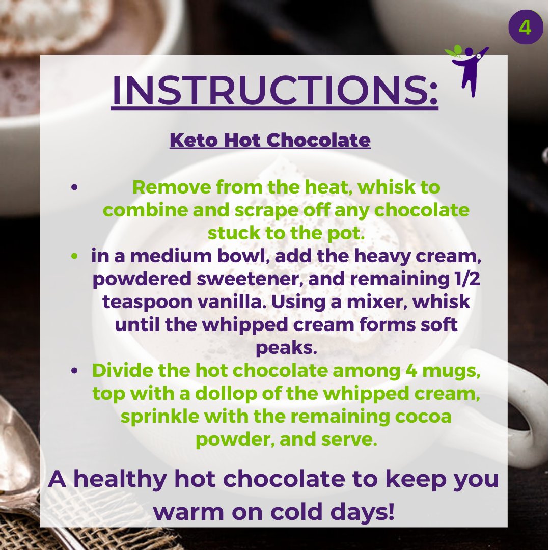 longevity_pro's tweet image. Prepare for the winter months by perfecting your Keto-friendly Hot Chocolate recipe, courtesy of Keto Mojo! Join our program for more health and nutrition advice: bit.ly/3sx28Un #keto #ketocookbook #diet #diabetes #type2 #prediabetes