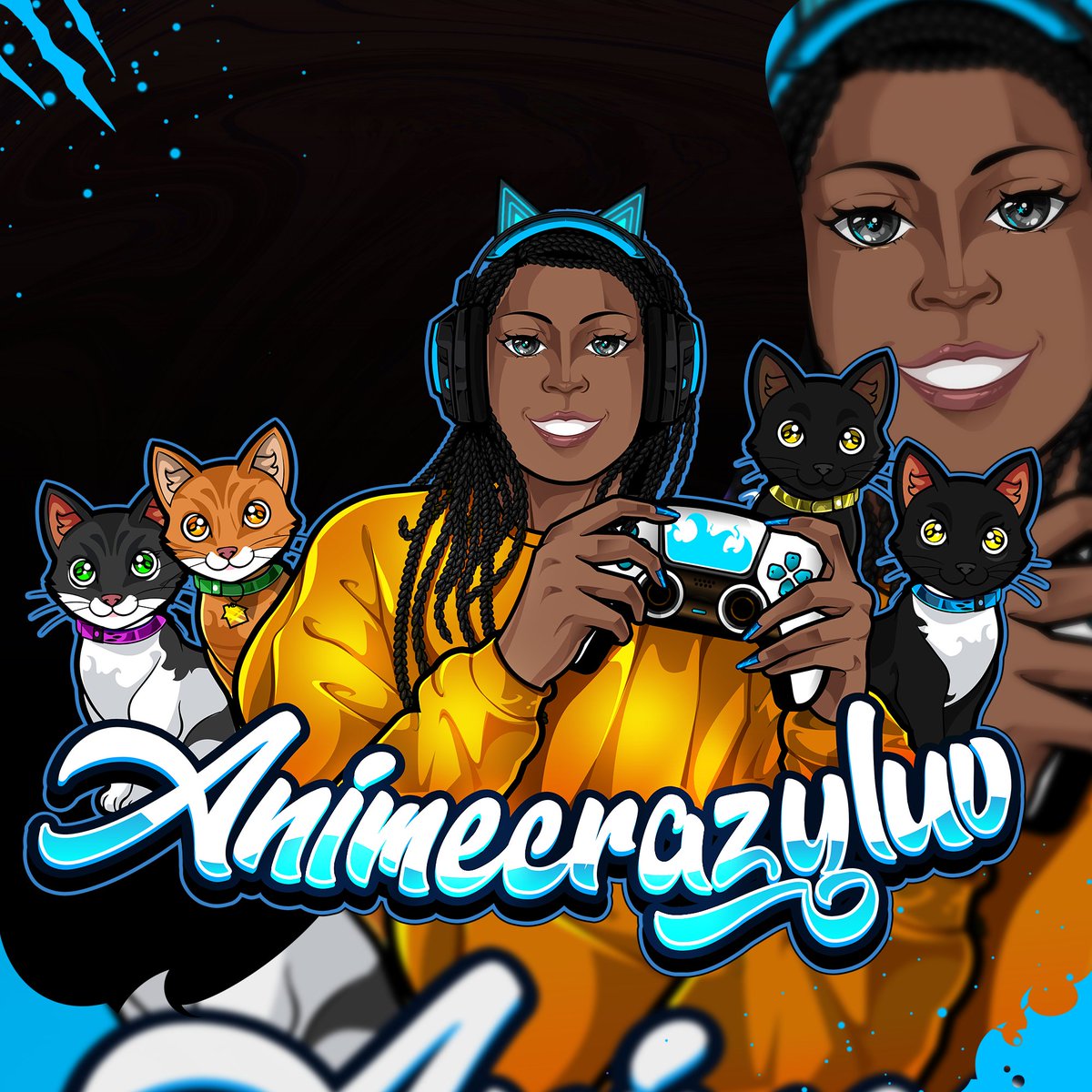 animecrazyluv's tweet photo. Wanna give a shout out to @annbeb212 for working with me to create my new profile picture and banner! They do dope work so definitely check out their page for examples! Thank you for these, they look amazing 💕💯💫 #Streamer #Commission #NewProfilePic #Twitch #TwitchAffilate https://t.co/y2DiTY2yis