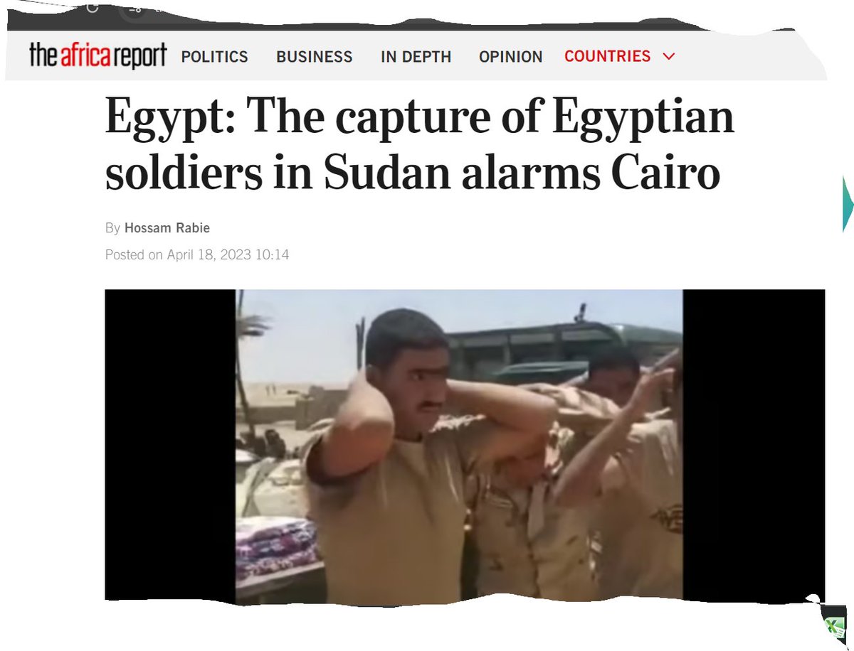 DrAbayneh's tweet photo. Egypt's military powers were involved in the Sudan war, dismantled the country, and captured by the Rapid Support Forces @GeneralDagllo in Sudan. Its military forces have no war mentality, and capturing is their usual hobby anywhere. @khaledmahmoued1 @Somaalilanders @SLNTV https://t.co/NG7FwDemlG