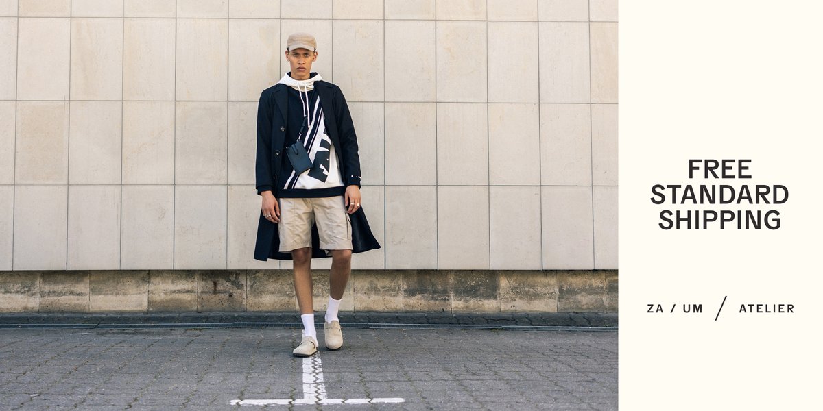 Free standard shipping on all orders until September 6th:

atelier.zaumstudio.com

[Pictured &amp; restocked: FALN Tracksuit]