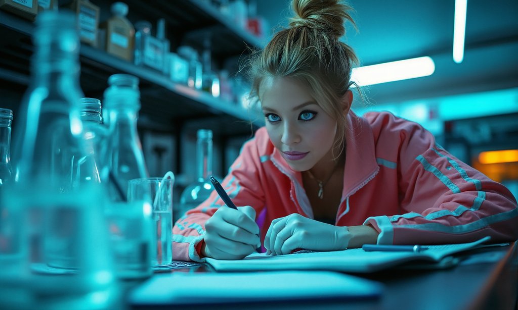 EllieSciGirl's tweet photo. Deep in thought 💭 but always in style 🎀
Lab life isn't all about the beakers—sometimes it’s about rocking that pink lab jacket while making science happen! 🧪💗
#LabChic #WomenInSTEM #PhDLife #spicyart #ai https://t.co/wpt5pLBJ2F