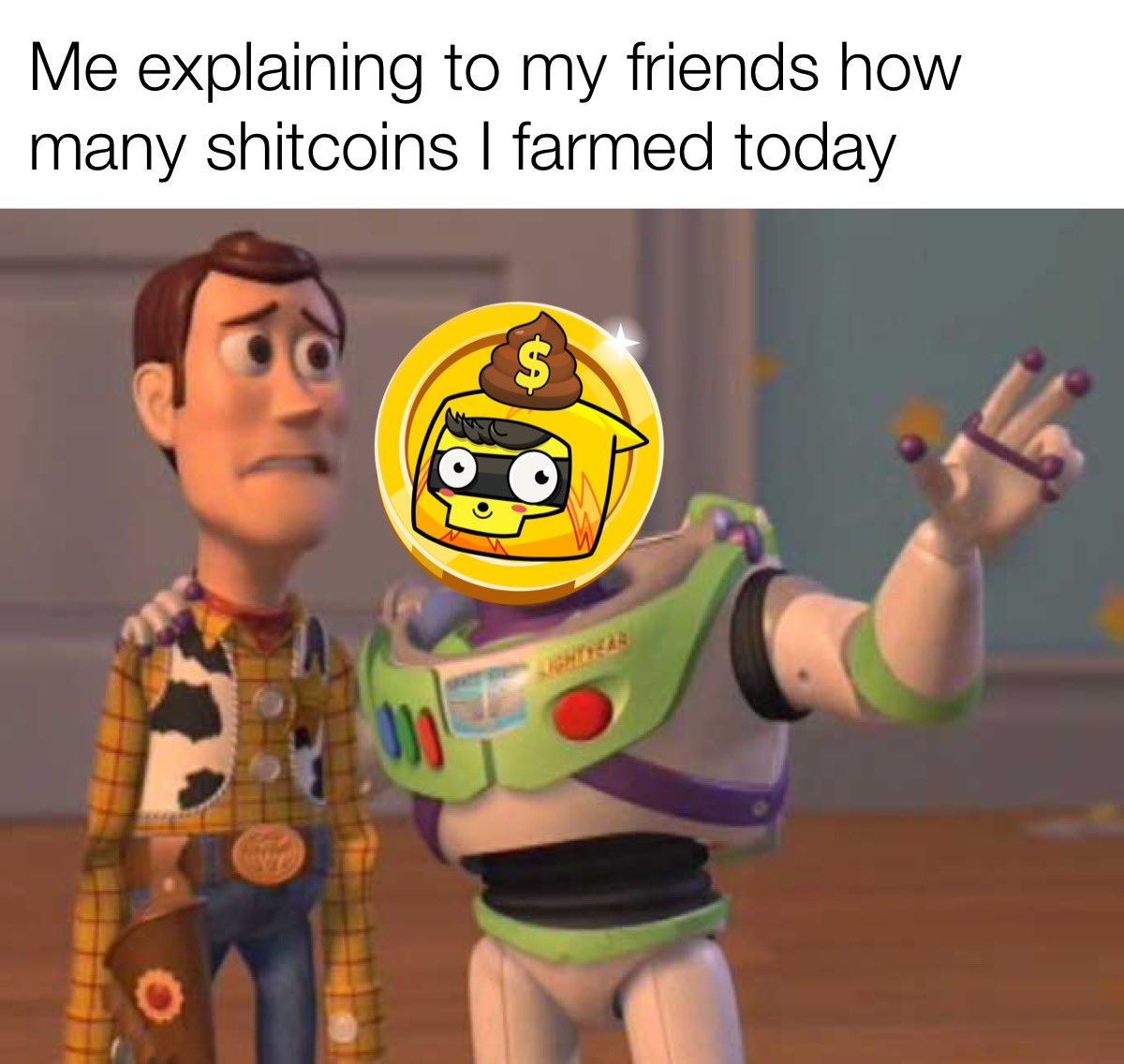 BoinkersIO's tweet image. So many shitcoins everywhere 💩