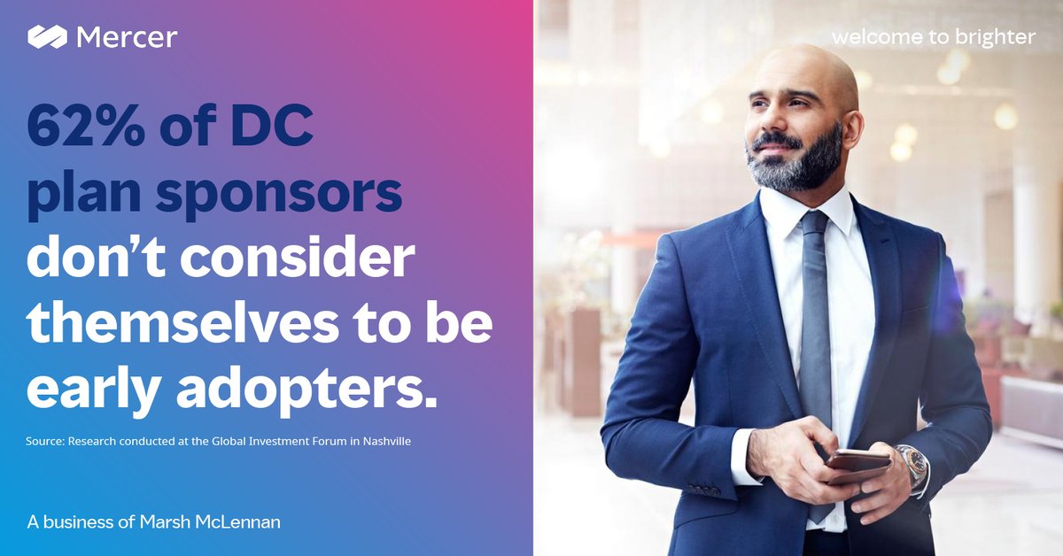 We see wide-ranging potential benefits for plan sponsors taking up that ‘first move advantage’ to make their defined contribution (DC) offering more competitive, cost-efficient and complementary to their broader benefits approach. #retirement bit.ly/4cOl4SH
