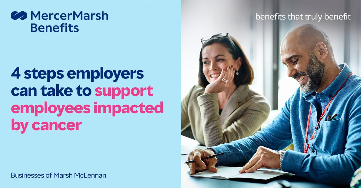 Employers play a crucial role in providing support to employees affected by cancer. By prioritizing the #wellbeing of these employees, explore ways employers can create a supportive #culture and have a positive impact on their workforce. #benefits bit.ly/3T4XZDV