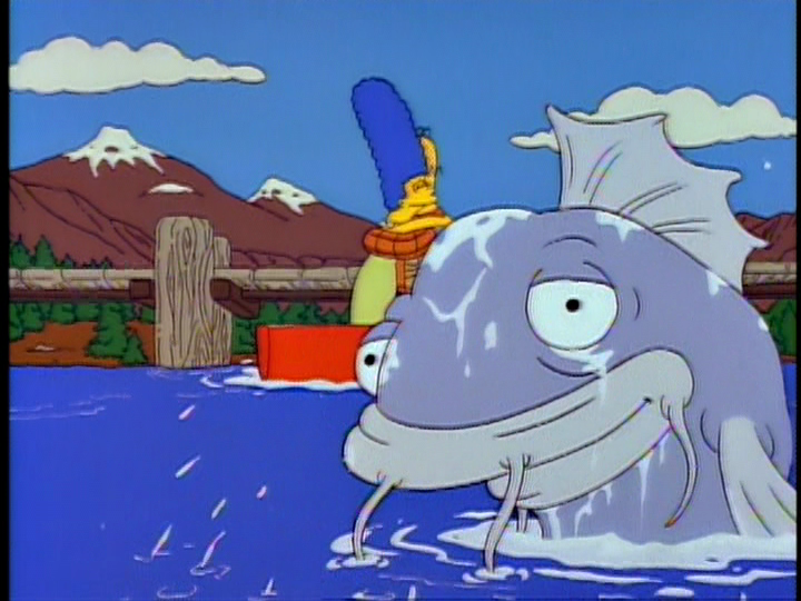 TheRealJimsYT's tweet photo. New video! 🚨
"The War of the Simpsons" is an episode I've always kinda thought of as dusty and old-fashioned. This straightforward marriage conflict with a symbolic fish. But is this unfair? Let's find the hidden depths of General Sherman! 😉🐟
https://t.co/zZ0AmCVh43 https://t.co/OAGAGCQgtd