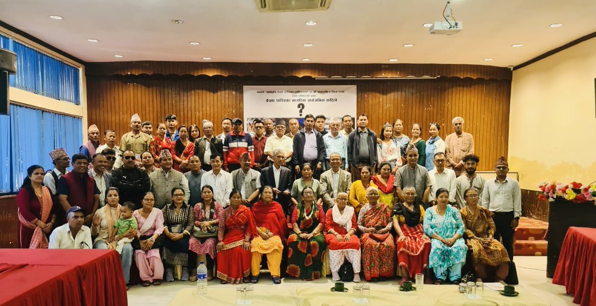 RamBhandariNEP's tweet image. #Nepal Families of #disappeared marked #IDD2024 in Kathmandu, collectively remembered the missing relatives, loudly voiced their demands for truth, justice, reparations. Families welcomed the new #TRC act, raised voice to honestly implement the law and ensure victim participation