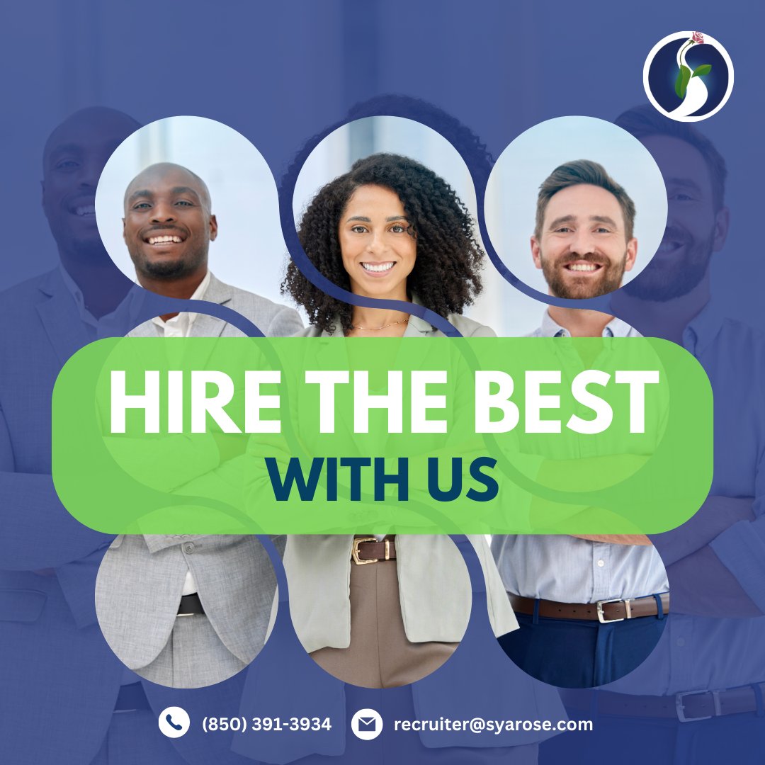 syaroseus's tweet photo. Hire the best talent in the industry.

Our experienced recruiters specialize in sourcing and screening top candidates to meet your specific hiring needs. We'll save you time and resources

Contact us:
+1 (850) 391-3934 / info@syarose.com

#hiring #jobseekers #recruitment #talent https://t.co/44JCXhrzbp