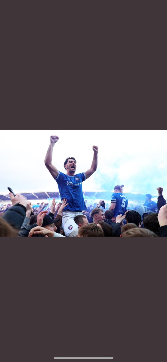 What a few years💙memories and mates made for life. Thank you everyone associated with Chesterfield for everything 💙