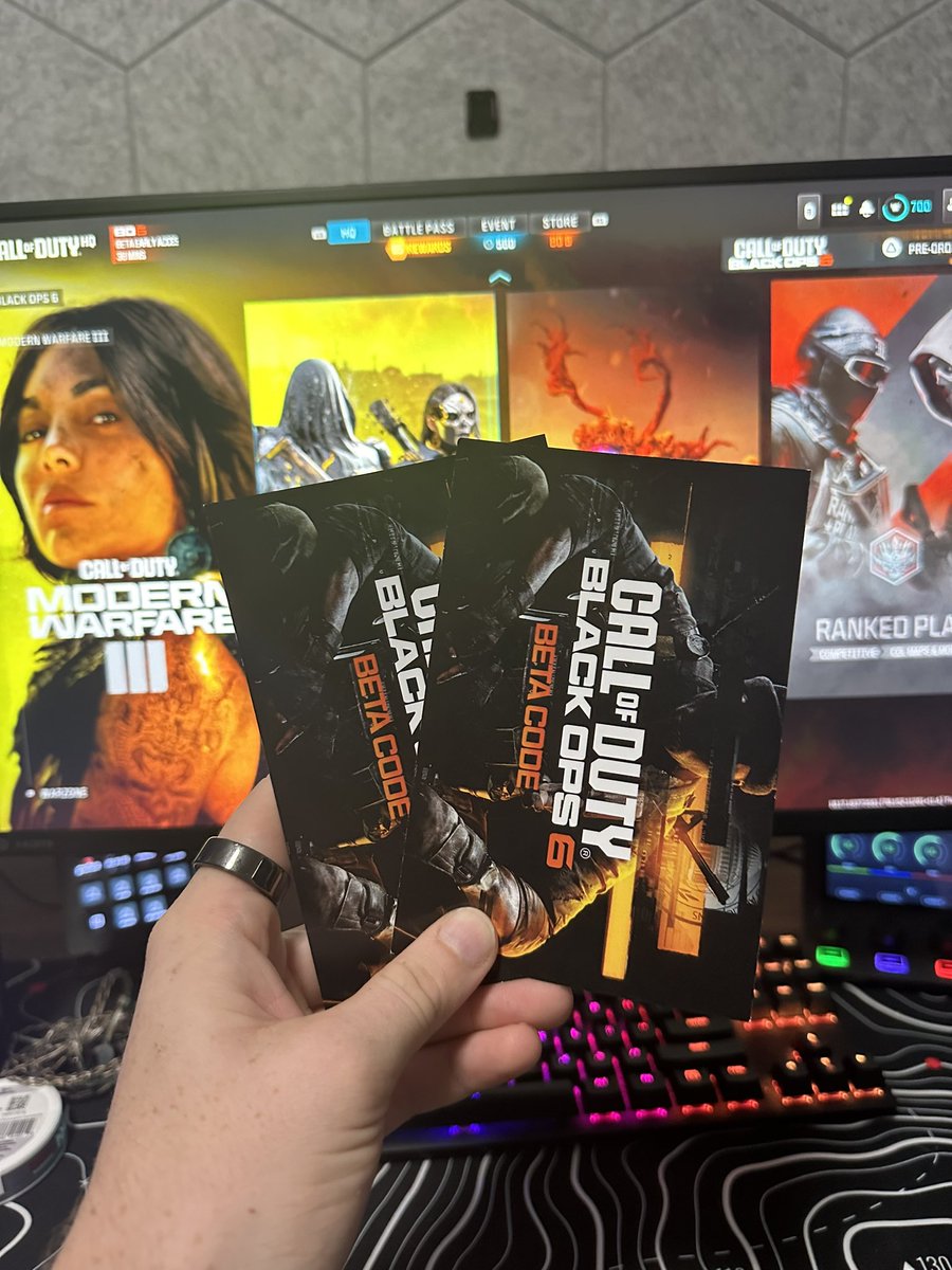 MoCryptic's tweet image. 🚨Giving away Early Access beta codes for BO6 🚨

To enter:
✅Like and Retweet
✅Follow me (so I can dm you the code)

Picking winners later today 🫡 #BlackOps6