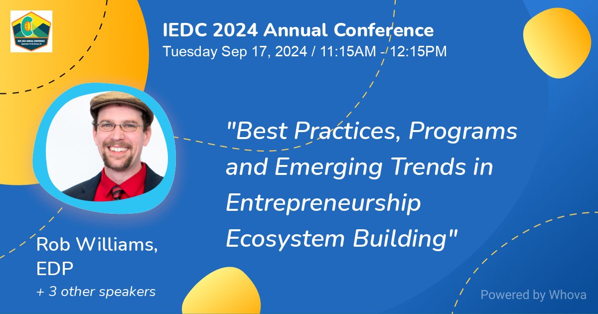 JoinSourceLink's tweet image. It’s almost time for IEDC’s 2024 Annual Conference, 15-18 in Denver, CO. Rob will be speaking as part of a panel on Sept. 17 and we’ll also have a table. Be sure to stop by and say hi!
denver.iedconline.org