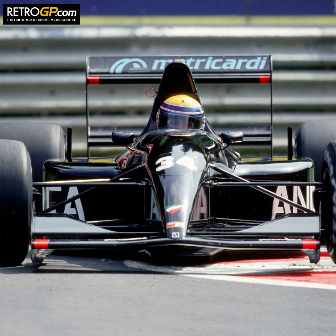 RetroGP_Store's tweet photo. Andrea Moda turned up at the Belgium GP #OTD 1992. Moreno DNQ -14.55s, McCarthy DNQ -25.50s
So they packed up and went home.
https://t.co/moVWQaikG7
#f1 #formula1 #andreamoda #blackstig https://t.co/oxFWS5kFSP