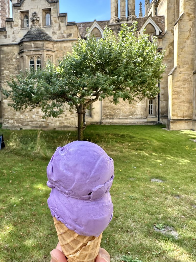 DrDC (@drdcanoy) on Twitter photo Ube coconut gelato in Cambridge?!? 😱 At Jack’s Gelato. Surely a first for ube gelato and (purportedly) Isaac Newton’s apple tree to appear in the same photo??? 🧐🥸😜 #ubegelato #Cambridge <a href="/TrinCollCam/">Trinity College</a> Ube coconut gelato in Cambridge?!? 😱 At Jack’s Gelato. Surely a first for ube gelato and (purportedly) Isaac Newton’s apple tree to appear in the same photo??? 🧐🥸😜 #ubegelato #Cambridge <a href="/TrinCollCam/">Trinity College</a>
