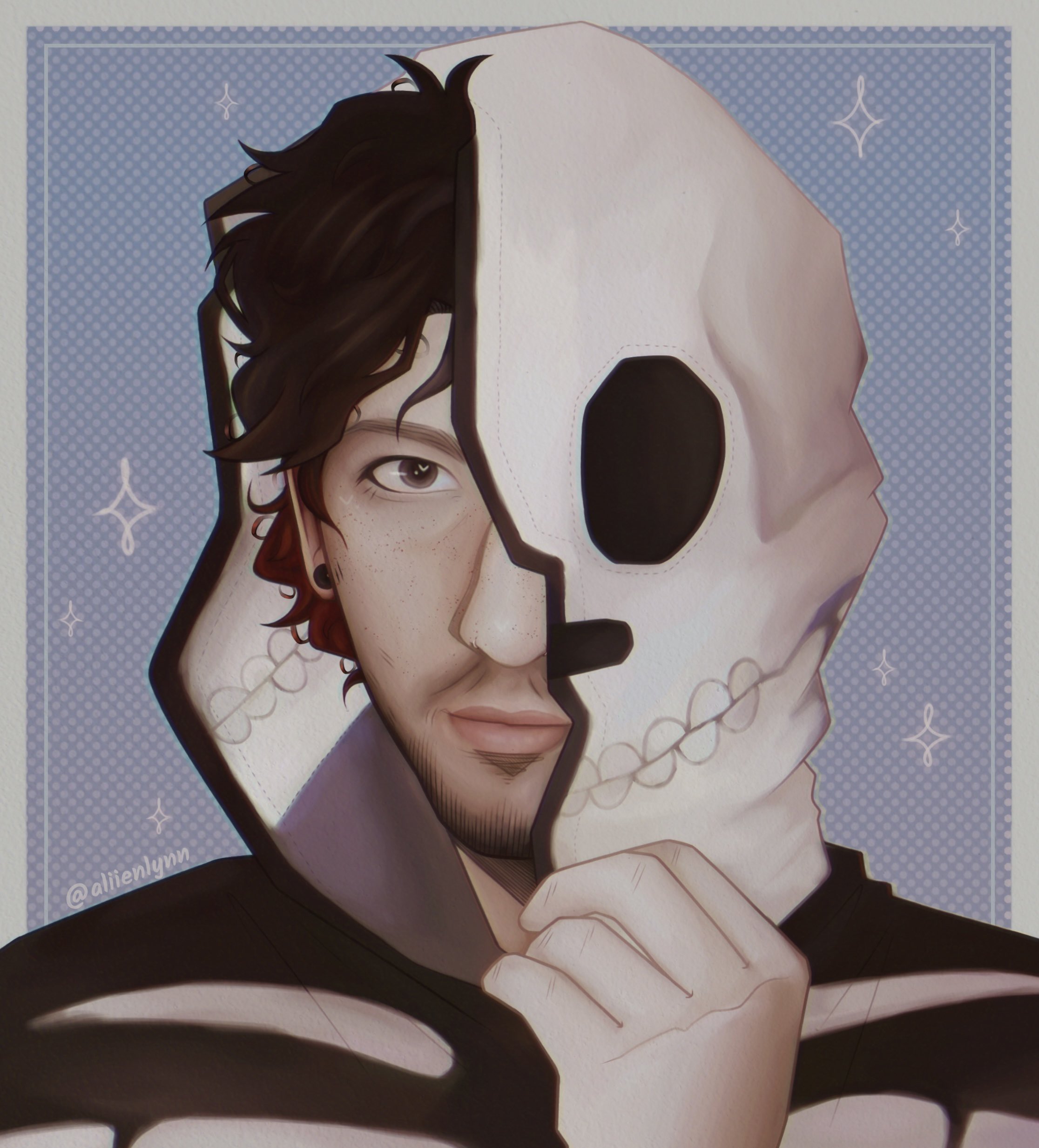lynn on X .remains started this one before tour began just for them to not wear the skeleton hoodies anymore this is awkward joshuadun twentyonepilots twentyonepilots cliqueart https t PnQ3Ea4oXS X