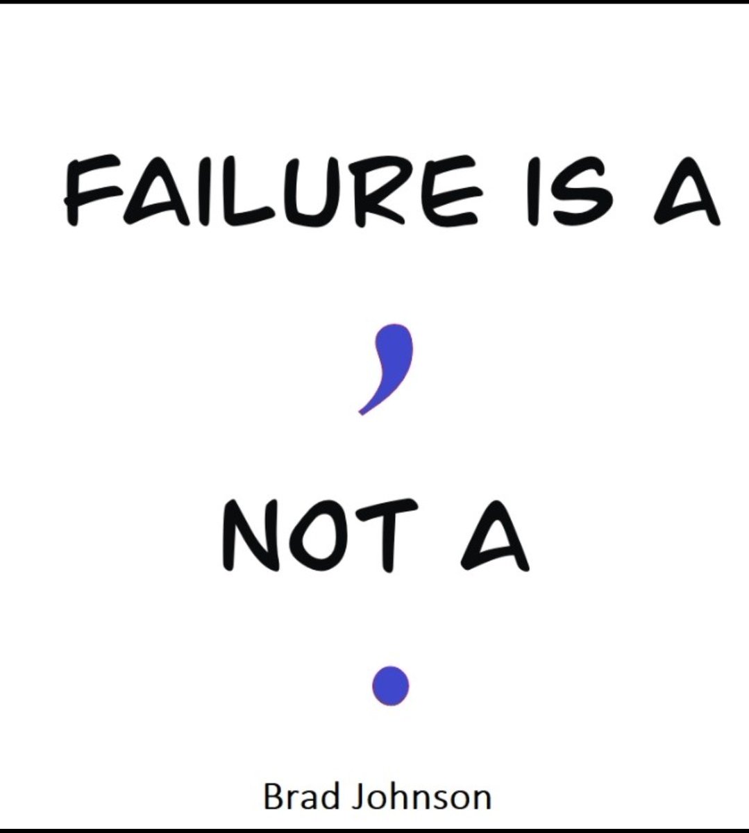 If you felt like you failed this week, just remember