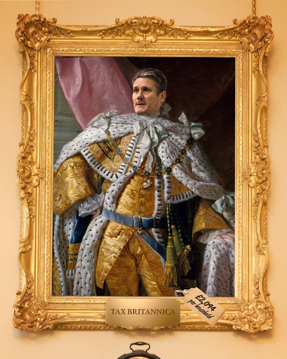 Reports that Keir Starmer has finally found a portrait he’s comfortable with…