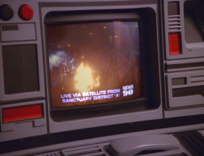 I hope you're enjoying all the Bell Riots tweets, people who don't think Star Trek is political.