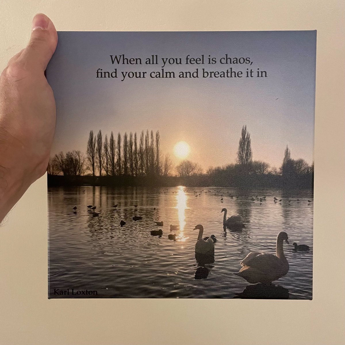 swan8inspirates's tweet photo. My ‘calm in the chaos’ place is #BorrowpitLake 

It makes a huge difference to my #mentalwellness so I’m very proud that a #photo of my safe calm place is now available on canvas 👉https://t.co/xAb7cFPrys

Make time for your #calmplace this weekend and take care lovely people🫶 https://t.co/qY3VccYuoj