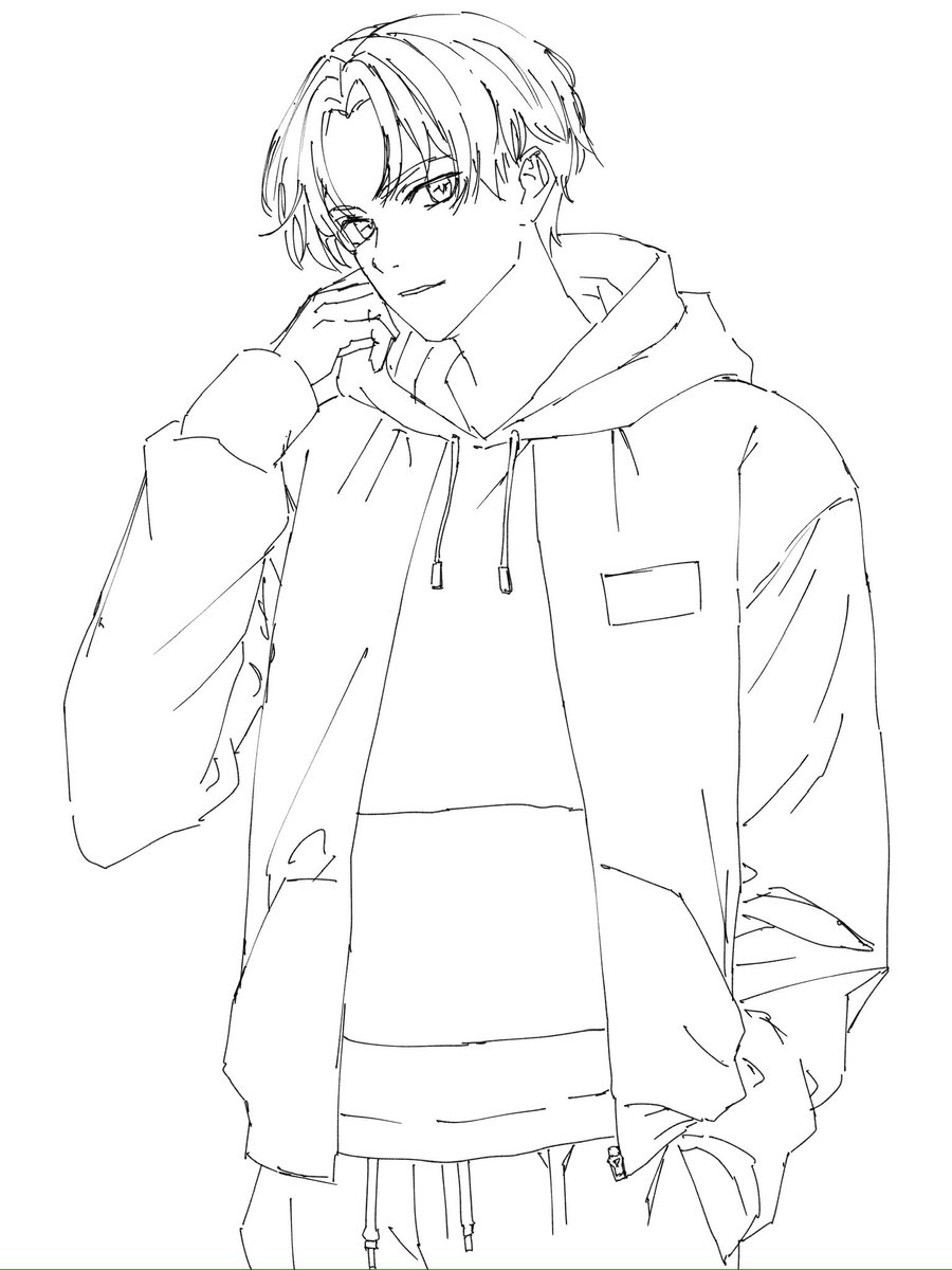 途中で飽きちゃったやつ供養🙏 #イラスト練習