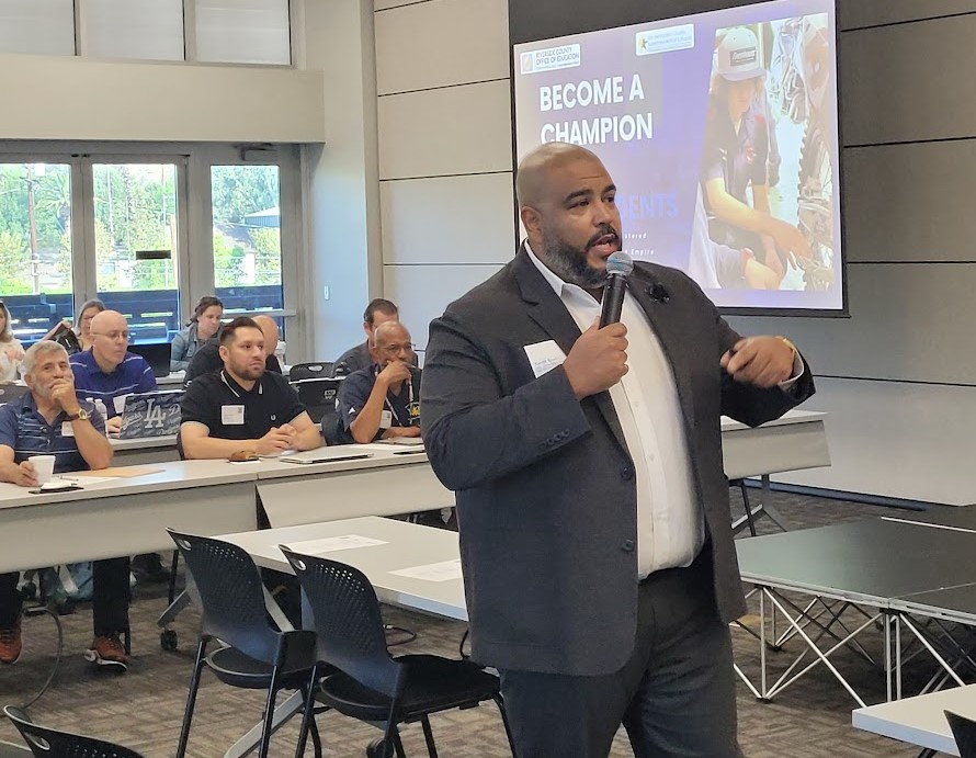 Riverside County Office of Education - CTE (@rcoecte) on Twitter photo As #LaborDay approaches <a href="/RCOE/">RivCo Office of Education</a> #CTE offers a "deep dive" into pre-apprenticeship & apprenticeship opportunities available in <a href="/inlandempireus/">InlandEmpire.US</a>. Mr. Kermit Boyd, part of the #RCOE #CTE leadership team, provides opening remarks. Contact <a href="/RCOECTE/">Riverside County Office of Education - CTE</a> or <a href="/LAUNCH_IE/">LAUNCH Apprenticeship Network</a> today to learn more! As #LaborDay approaches <a href="/RCOE/">RivCo Office of Education</a> #CTE offers a "deep dive" into pre-apprenticeship & apprenticeship opportunities available in <a href="/inlandempireus/">InlandEmpire.US</a>. Mr. Kermit Boyd, part of the #RCOE #CTE leadership team, provides opening remarks. Contact <a href="/RCOECTE/">Riverside County Office of Education - CTE</a> or <a href="/LAUNCH_IE/">LAUNCH Apprenticeship Network</a> today to learn more!