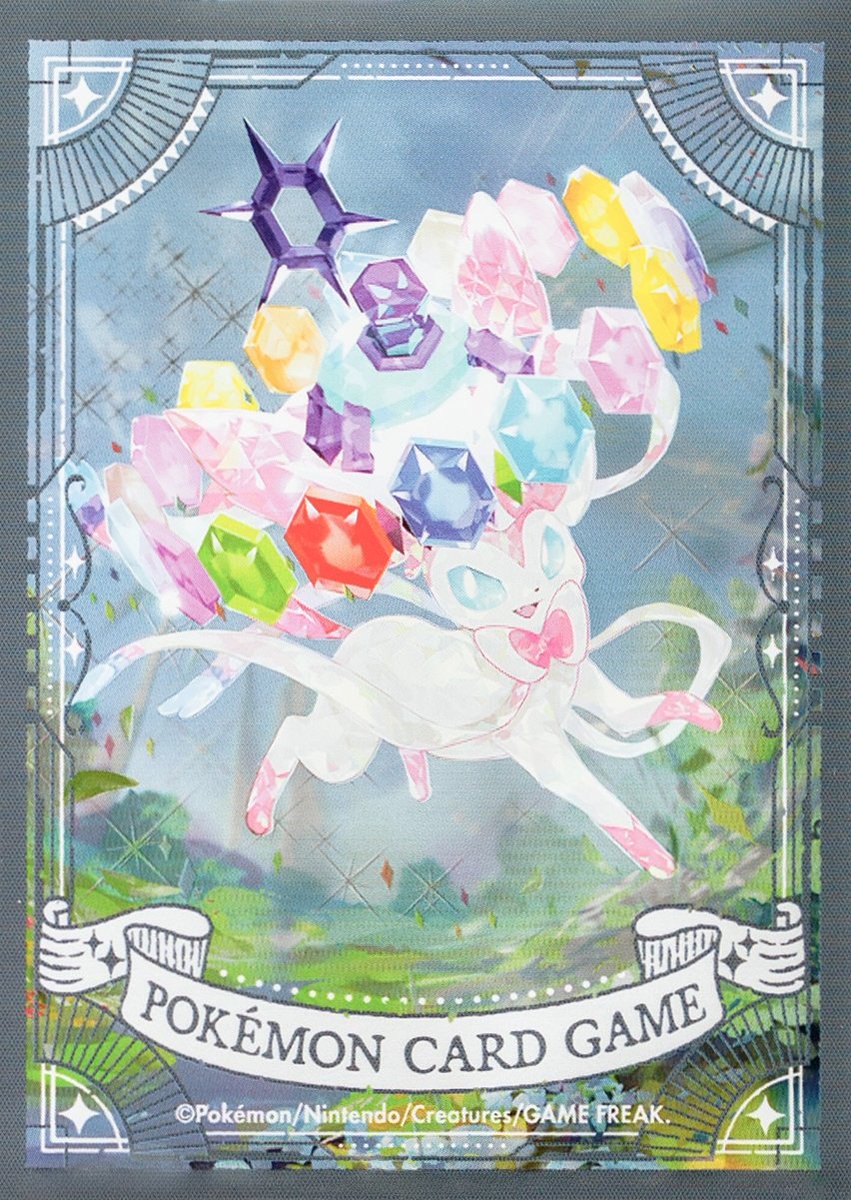 Ceruledge and Sylveon artwork from Pokmon TCG card sleeves released today  in Japan