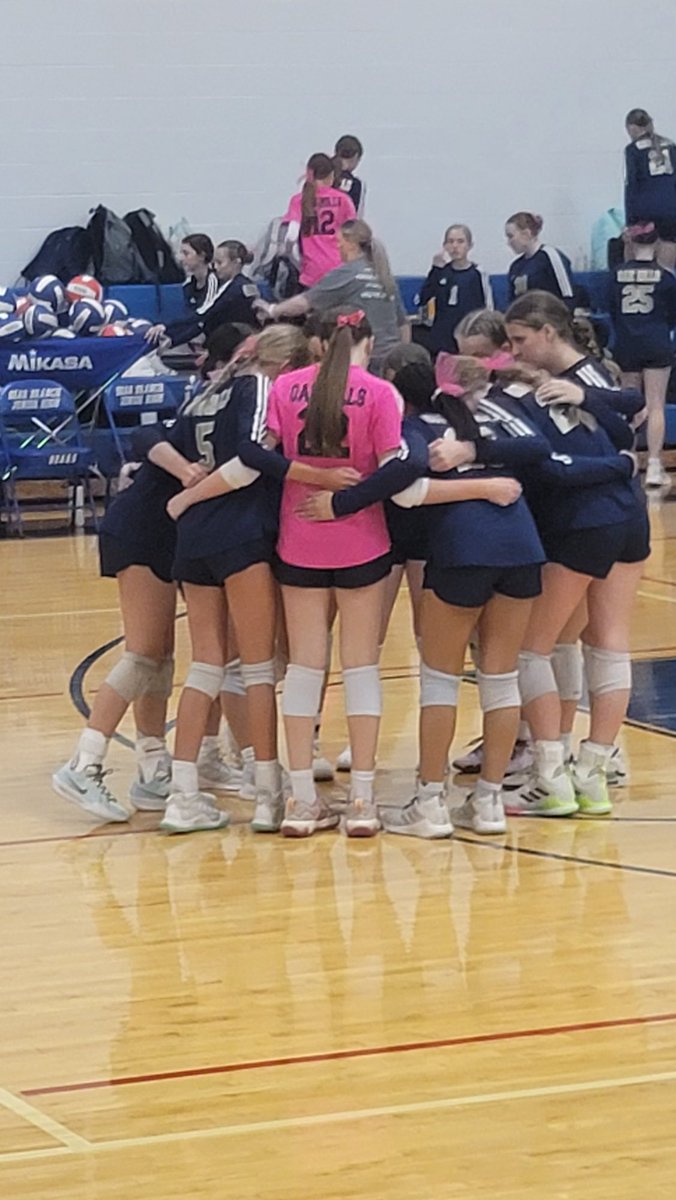 Last night our Lady Lion Volleyball teams kicked off the season against Bear Branch JH. Both 7th grade teams came out roaring and brought home the WINS. 8thNavy battled hard but fell short. 8th grade Gold dominated the Bears, taking home the WIN! #LoveOurLions #LionPride 💙🦁🏐💙