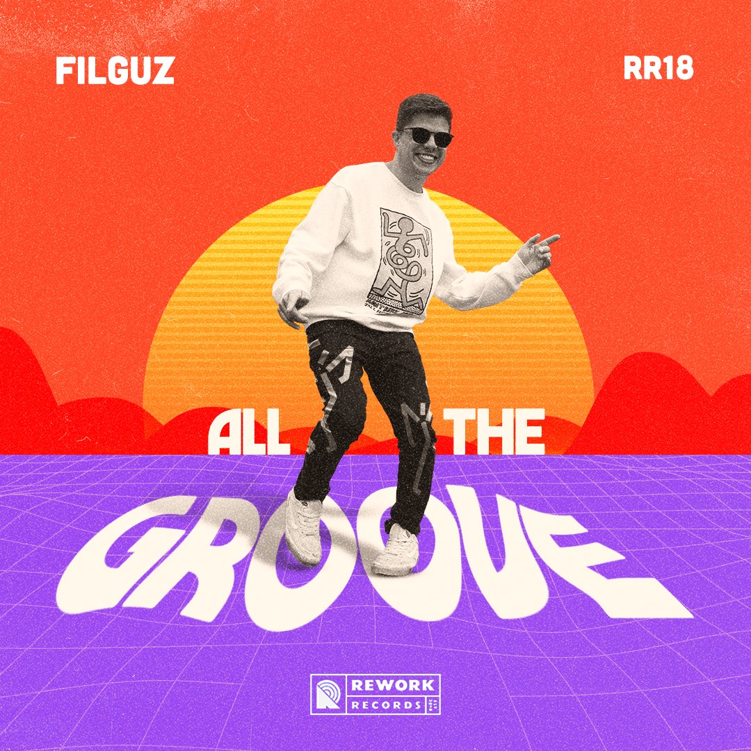 ReworkRecords's tweet image. O EP All the Groove do Filguz já está em todas as lojas online.
As músicas 'Brain Train Groove' em #54 no Top 100 de Soul &amp;amp; Funk e 'Pick Up your Groove' em #24 no Top 100 de Nu Disco na @Traxsource 
Já pegou sua cópia? Aqui: fanlink.tv/rr18
Capa por Floating Vision
