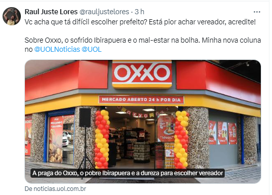 É interessante notar que, enfim, estamos debatendo algumas propostas para a cidade. Fui citado diversas vezes nesse texto.
Isso é democracia, e que bom que é assim. Fico contente que o Raul tenha elaborado esse texto, mas ele contém uma série de equívocos >
