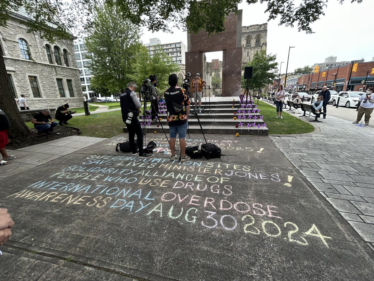 International Overdose Awareness Day is underway. People with lived experience, harm reduction workers, and government leaders are gathering to remember those we lost too soon and the people who support them.