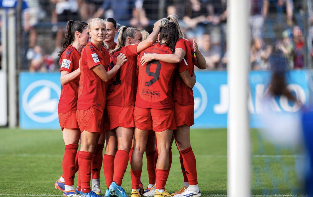 AllForWoFo's tweet photo. The Frauen-Bundesliga is back🇩🇪
Bayern Munich kick off the title defence with a 2-0 win over Potsdam.
⚽️⚽️Linda Sembrant
🅰️Carolin Simon, Guilia Gwinn
🏟️Attendance 6️⃣1️⃣0️⃣6️⃣
Next game is tomorrow between Frankfurt & Jena.
#PDMFCB https://t.co/uOzkAojxzG