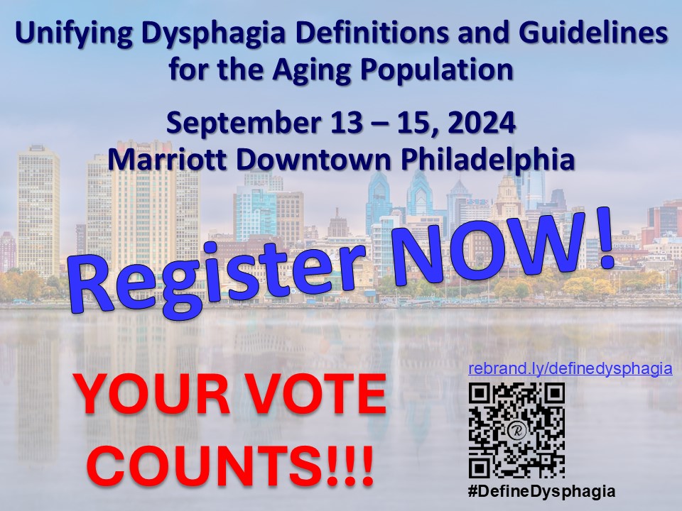 Martin Brodsky (@mbbrodskyphd) on Twitter photo *** TODAY: 5 p.m. Eastern ***
The hotel block closes for the Defining #Dysphagia Conference.
Register: rebrand.ly/definedysphagia
Hotel only: book.passkey.com/go/ddacattende…
MDs, RNs, RDs, RTs welcome!
<a href="/CleClinicHNI/">Cleveland Clinic Otolaryngology-Head/Neck Surgery</a> <a href="/debsuiter/">Debra Suiter</a> #MedEd #ICUrehab #SLPeeps
#Neurology #ICU #GI *** TODAY: 5 p.m. Eastern ***
The hotel block closes for the Defining #Dysphagia Conference.
Register: rebrand.ly/definedysphagia
Hotel only: book.passkey.com/go/ddacattende…
MDs, RNs, RDs, RTs welcome!
<a href="/CleClinicHNI/">Cleveland Clinic Otolaryngology-Head/Neck Surgery</a> <a href="/debsuiter/">Debra Suiter</a> #MedEd #ICUrehab #SLPeeps
#Neurology #ICU #GI