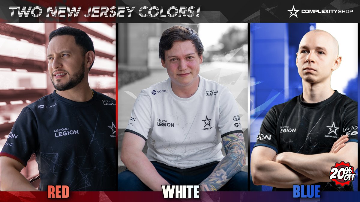 🇺🇸 America's team needs America's colors. Collect 'em all!

🛒 shop.complexity.gg