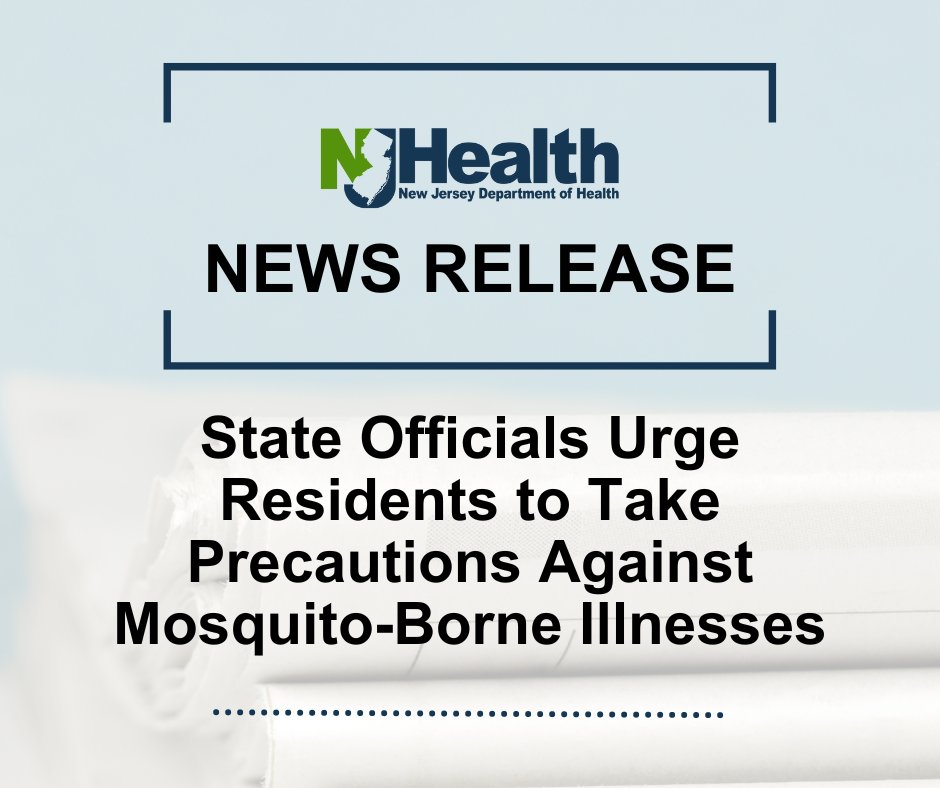 New Jersey Reports Two West Nile Virus Deaths Urges Precautions Against Mosquito-Borne Illnesses