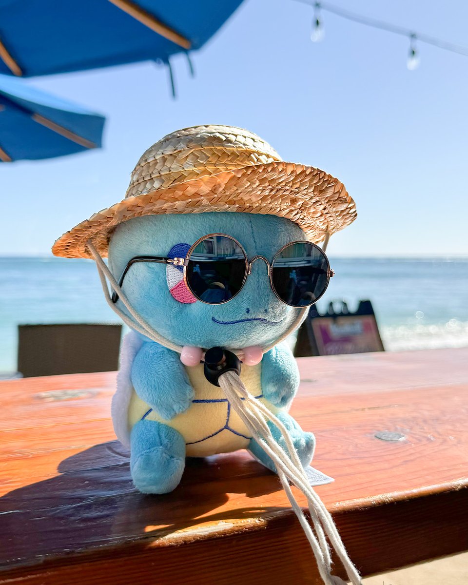Pokemon's tweet photo. Mentally, we're here 😎🍹

Take us back to #PokemonWorlds 🌴 https://t.co/zuxoEYxbdO