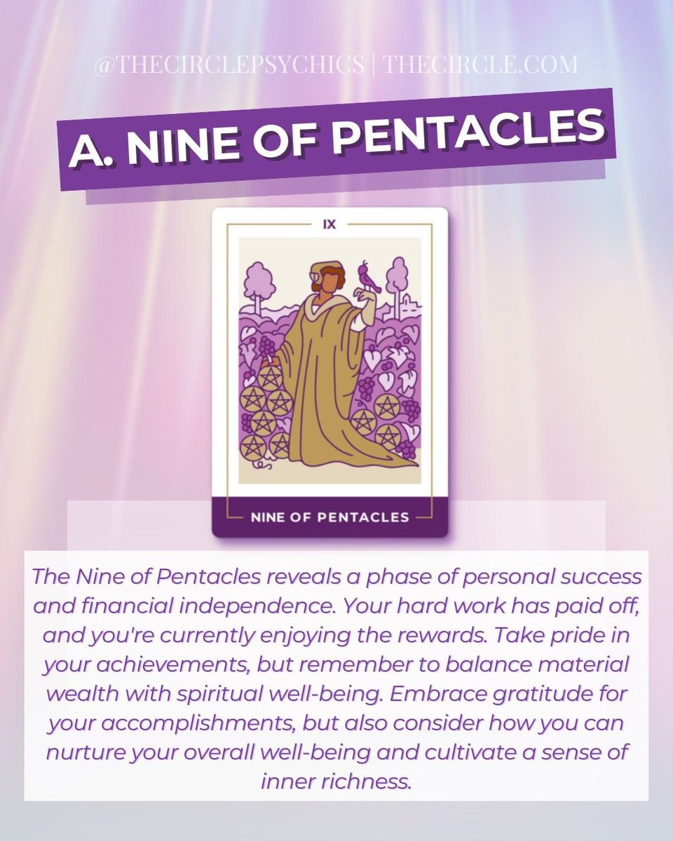 circlepsychics's tweet image. Navigating  this week's cosmic vibes like a modern mystic with this week's Tarot Card Pull✨

Visit us to claim your first consultation for free with one of our advisors - bit.ly/thecirclepsych…

#TheCirclePsychics #TarotPull #TarotWisdom #MysticalMoments