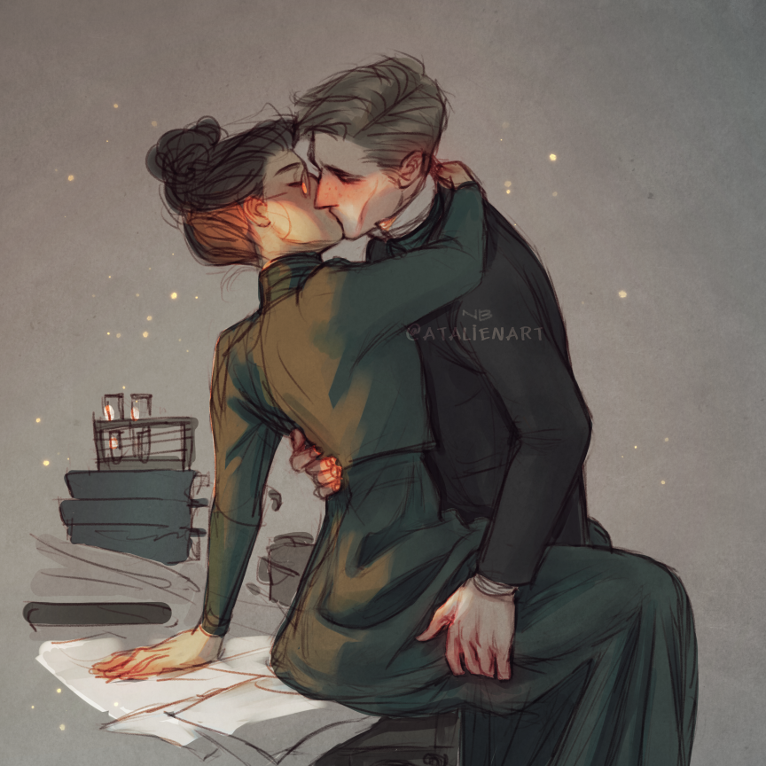 The next kiss was like a summer storm: intense, heavy, electric.
(From Project Soulmate)