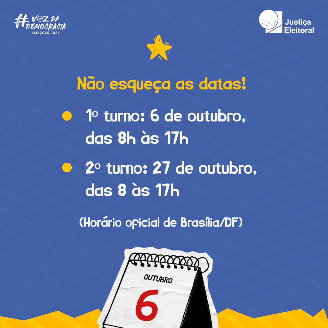 Já anota na agenda 🗓️