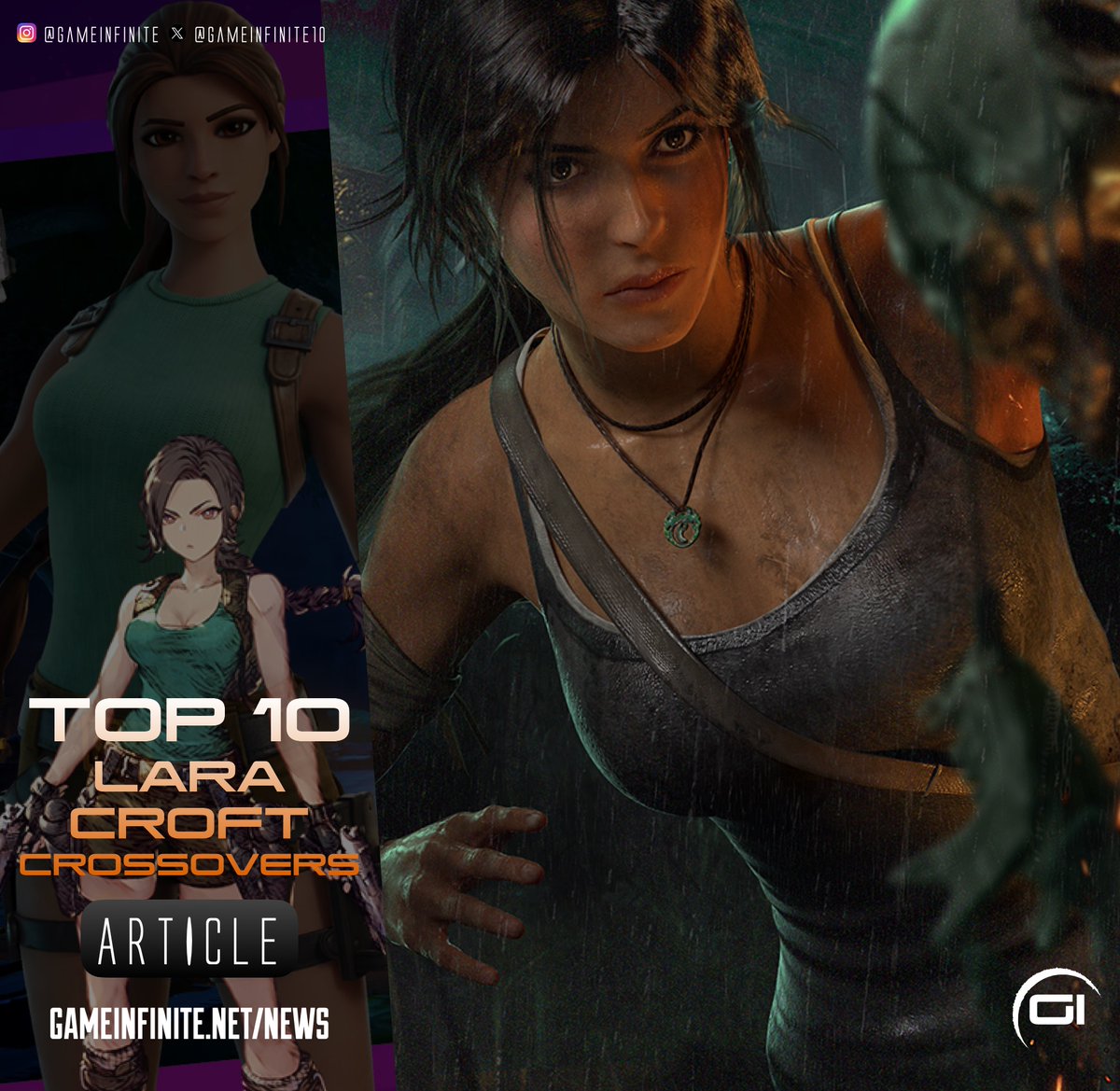 Tomb Raider Infinite (@tombraiderinf) on Twitter photo In celebration of Tomb Raider coming to #NARAKABLADEPOINT, We rank our 10 favorite Tomb Raider Crossovers. Which was your favorite Lara appearance?
Article: gameinfinite.net/single-post/10…
#tombraider #laracroft <a href="/gameinfinite10/">Game Infinite</a> <a href="/infboost/">Infinite Boost</a> In celebration of Tomb Raider coming to #NARAKABLADEPOINT, We rank our 10 favorite Tomb Raider Crossovers. Which was your favorite Lara appearance?
Article: gameinfinite.net/single-post/10…
#tombraider #laracroft <a href="/gameinfinite10/">Game Infinite</a> <a href="/infboost/">Infinite Boost</a>