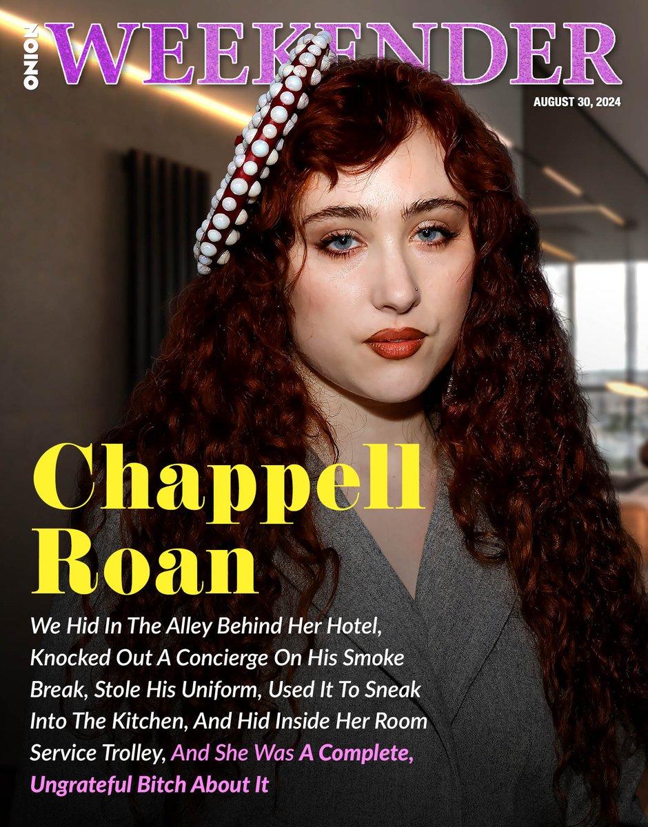 This Week's Onion Magazine: bit.ly/3Z014sV