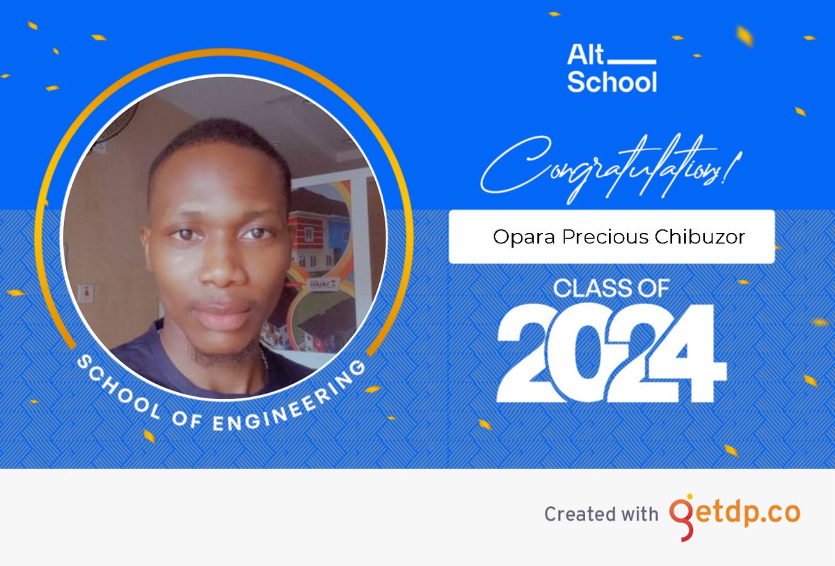 Kruddpippin's tweet photo. It has been an incredible journey, now concluded. 
The Next Chapter Begins. 🌟 
Certified Software Engineer || WebDev 🖥 
#AltSchoolGrad24 #TrainedByAltSchool
@AltSchoolAfrica @superstasurgeon @UchechiBrightn1 @jujupunter @Etim_Uyoobong @ADDMORE1999 @lorddrey @Vindicatedchid https://t.co/PAVwmWS1TJ